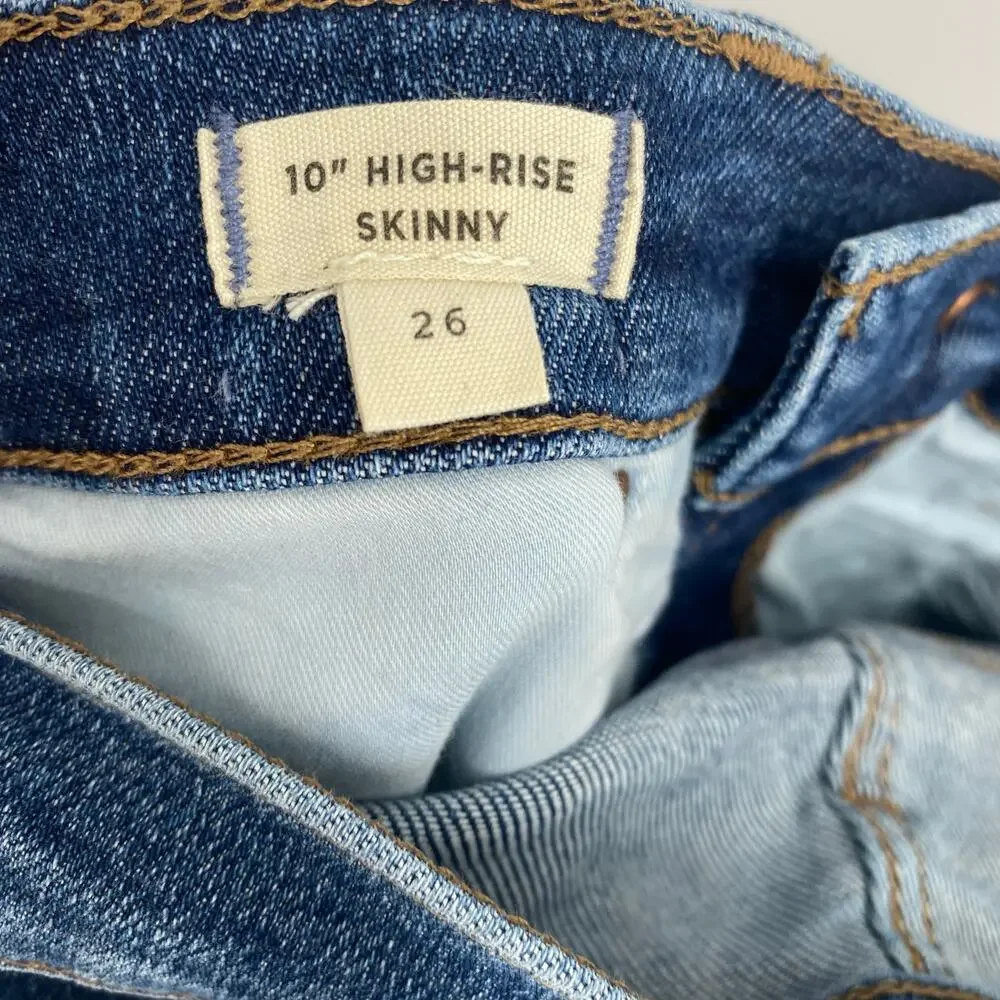 Madewell Jeans Women’s 26‎ High Rise Skinny Classic Traditional NormCore